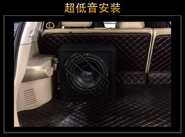 雷贝琴P10S十寸超低音安装于后备箱